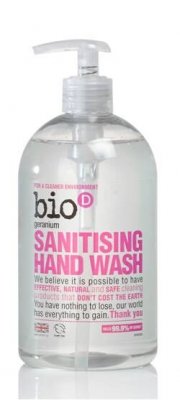 Tekuté mýdlo na ruce s dezinfekčním účinkem s vůní pelargónie (500 ml)