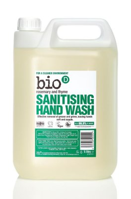 Tekuté mýdlo na ruce s dezinfekčním účinkem s vůní rozmarýny a tymiánu - kanystr (5 L)
